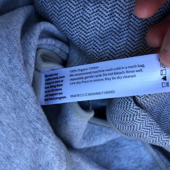 EILEEN FISHER Moto Jacket Women's 1X Grey Organic Cotton Soft Designer - Picture 4 of 8